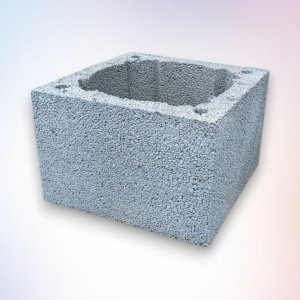 Керамзитобетонний блок для димоходу (BLD)